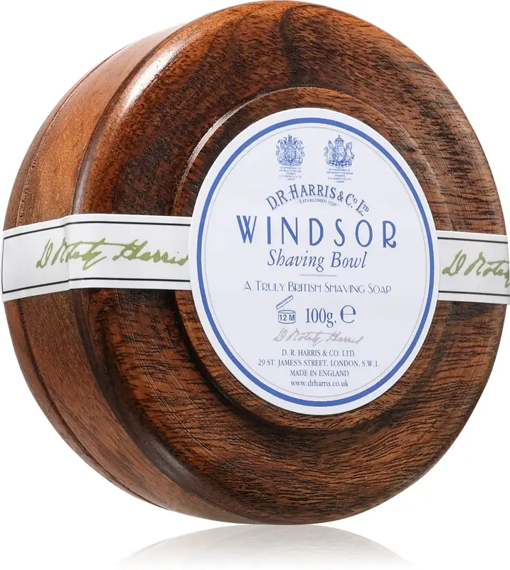 D.R. Harris Shawing Bowl Mahogany wood sapone da barba Windsor 100 g