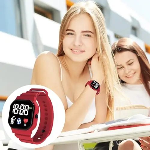 Da Polso Digitale Per | Digital Children - A LEDche Fornisce Un Cinturino In Silicone Sicuro E Di Alta Qualità Che È miniatura 2
