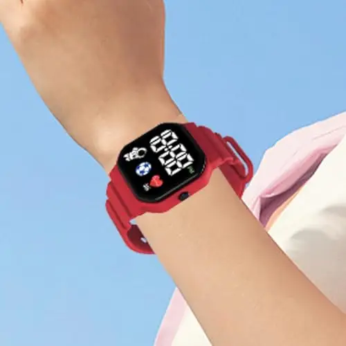 Da Polso Digitale Per | Digital Children - A LEDche Fornisce Un Cinturino In Silicone Sicuro E Di Alta Qualità Che È miniatura 3