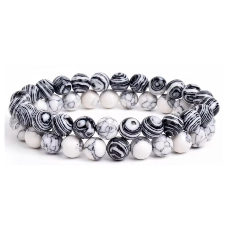 DAC Bracciale Uomo Pietre Naturali Chakra Tibetano