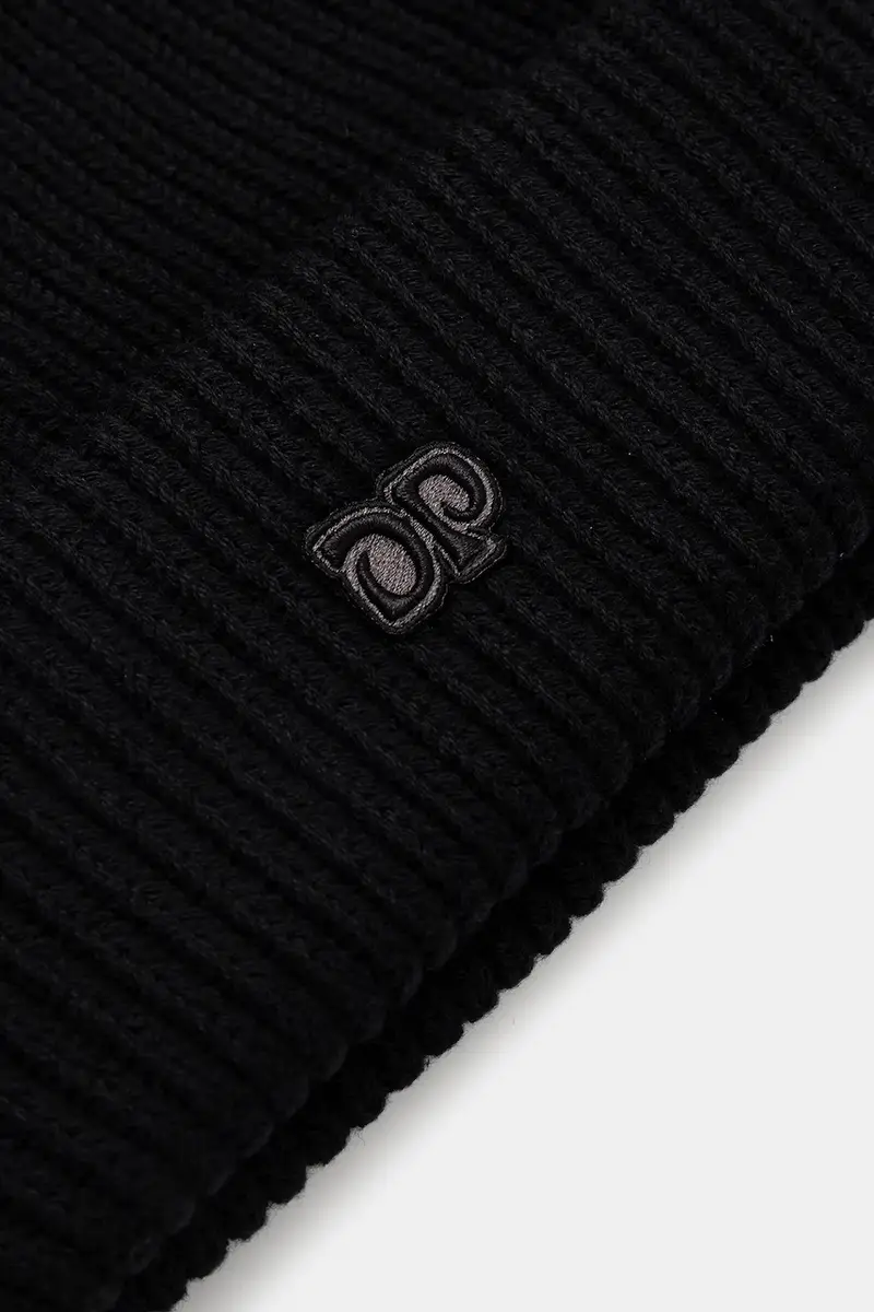 berretto in cotone Knitted Beanie colore nero 2521089 miniatura 3