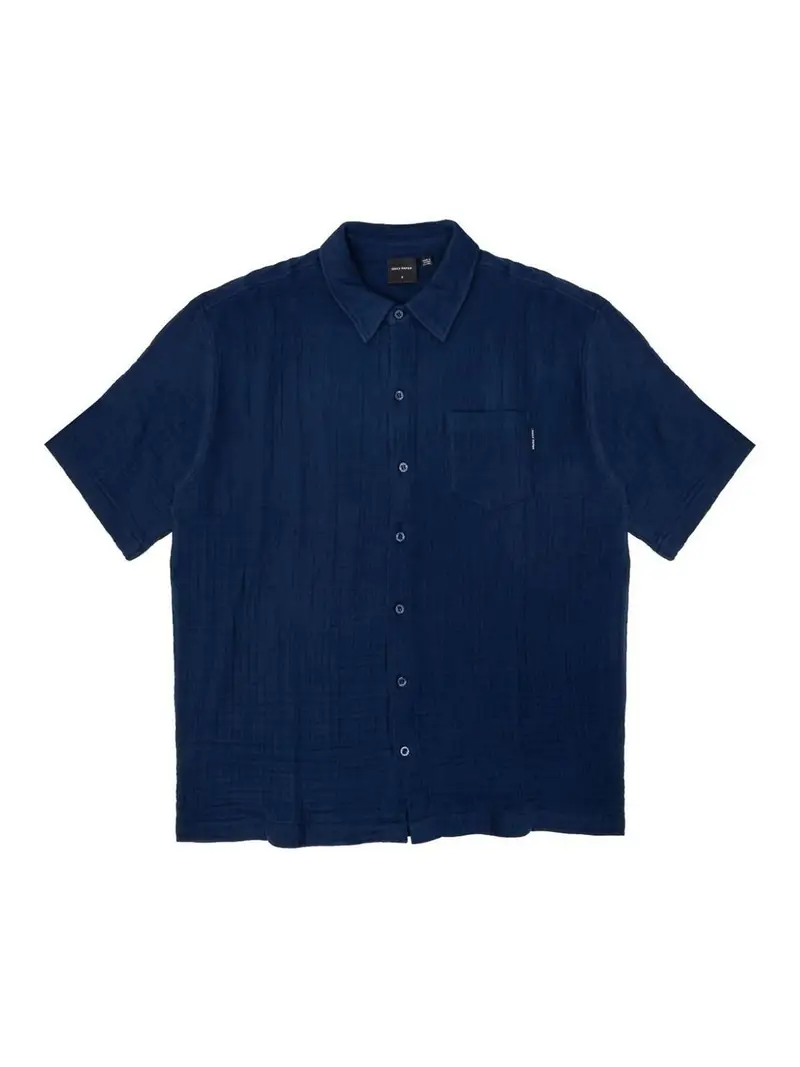 Camicia a maniche corte Blu