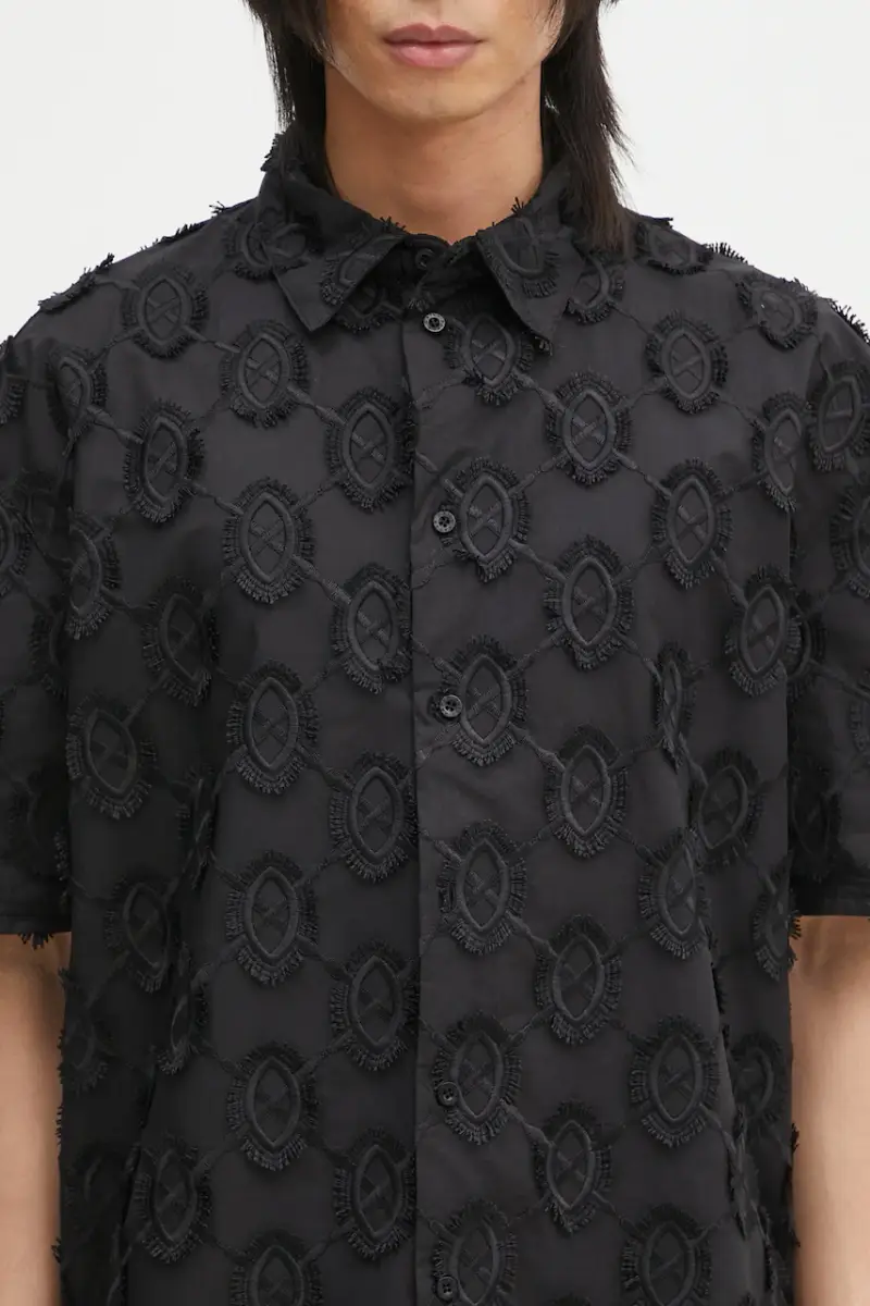 camicia in cotone Trophy Shield Ss Shirt Nero miniatura 4
