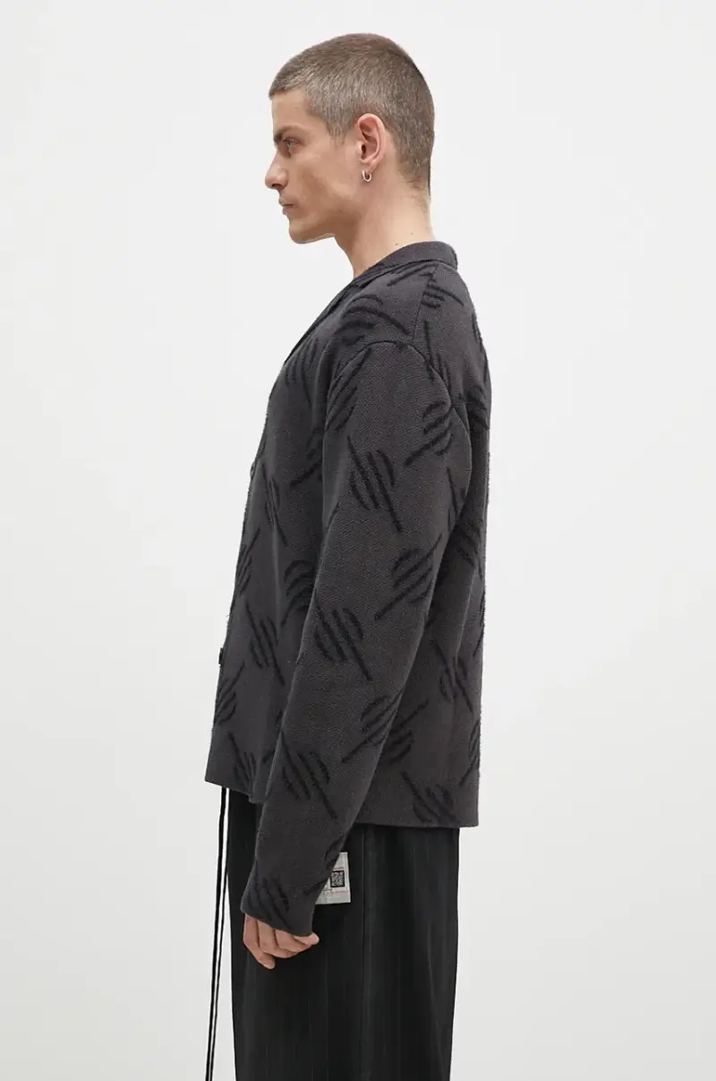 DAILY PAPER Cardigan Nero 4157771 miniatura 2