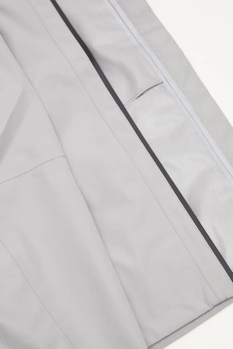 giacca impermeabile Kunle Rain Jacket Grigio miniatura 4