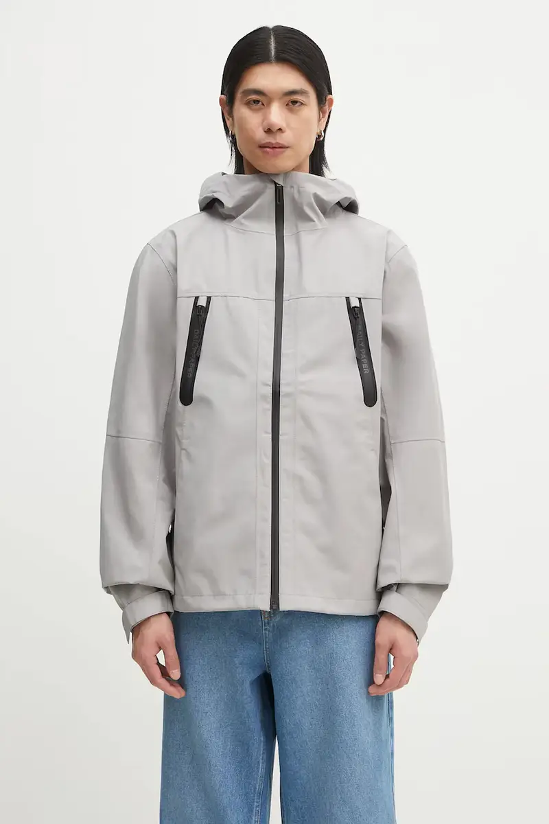 giacca impermeabile Kunle Rain Jacket Grigio