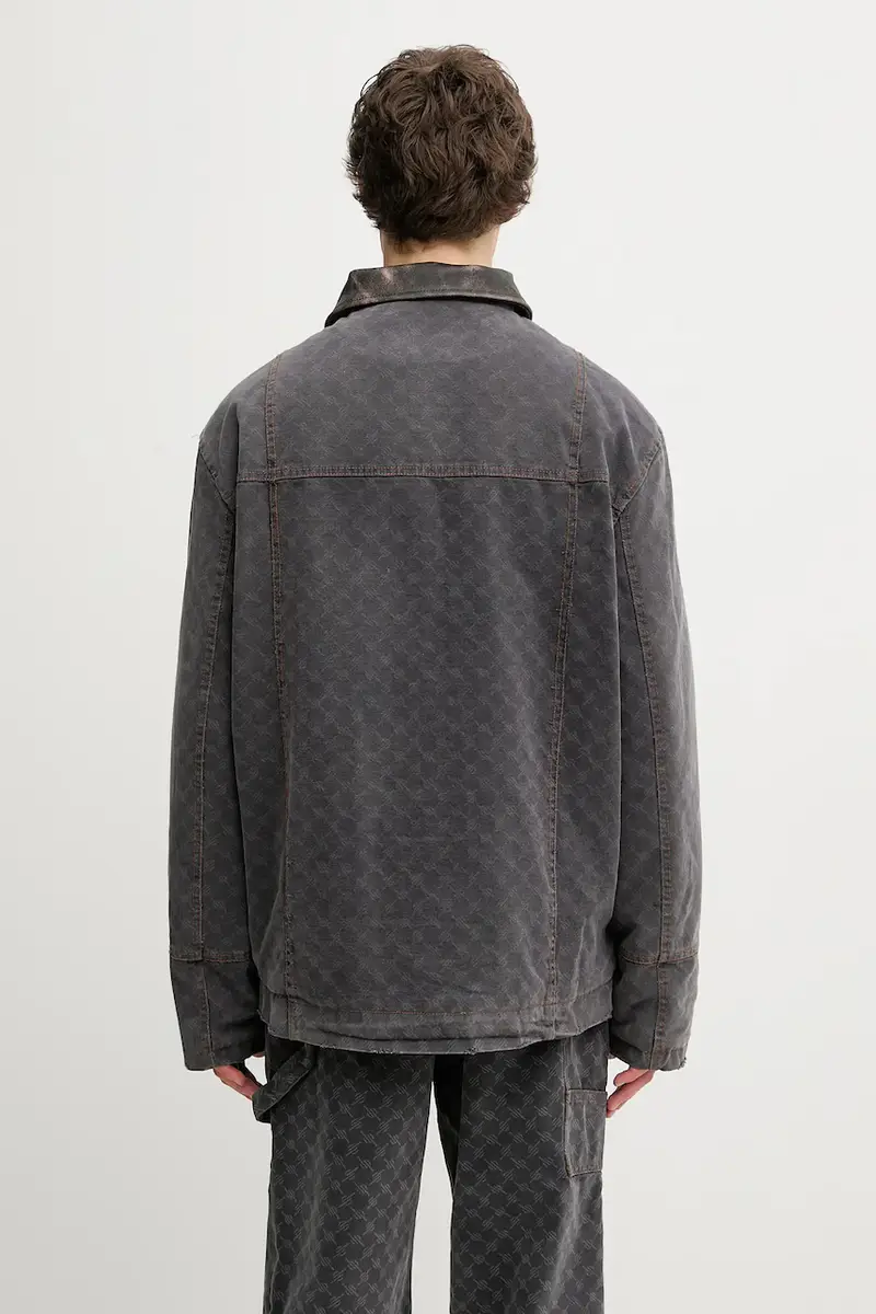 giacca in cotone Monogram Workwear colore grigio 2523035 miniatura 3