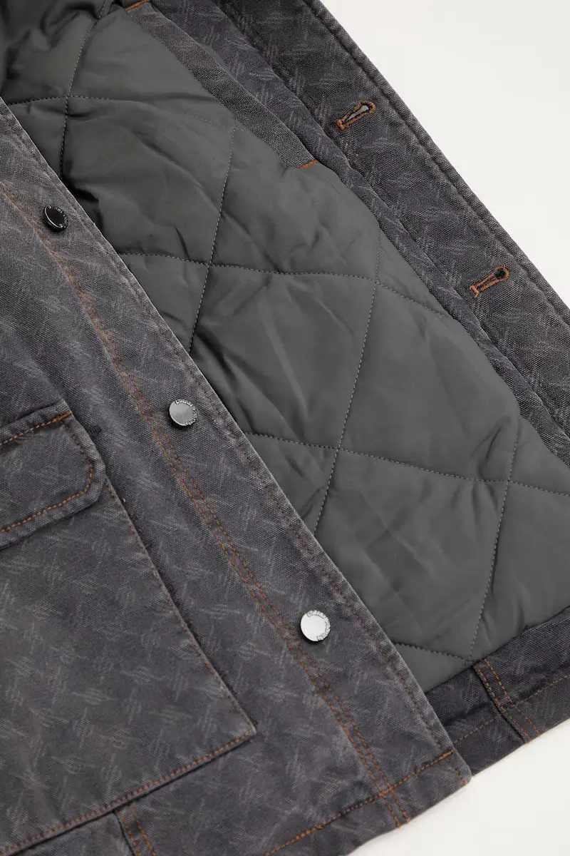 giacca in cotone Monogram Workwear colore grigio 2523035 miniatura 5