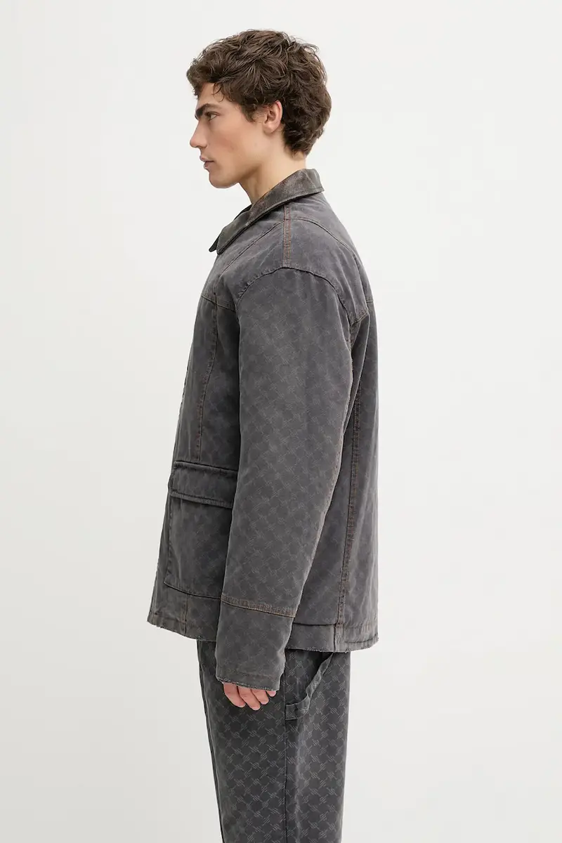 giacca in cotone Monogram Workwear Grigio miniatura 2