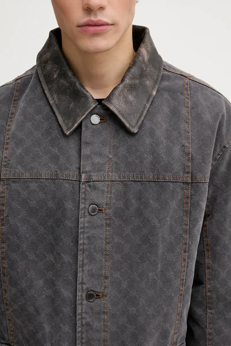 giacca in cotone Monogram Workwear Grigio miniatura 4