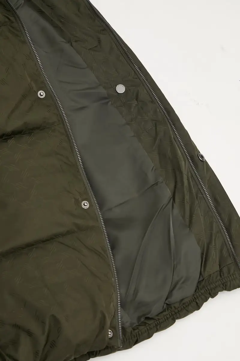giacca Monogram Puffer Verde miniatura 5