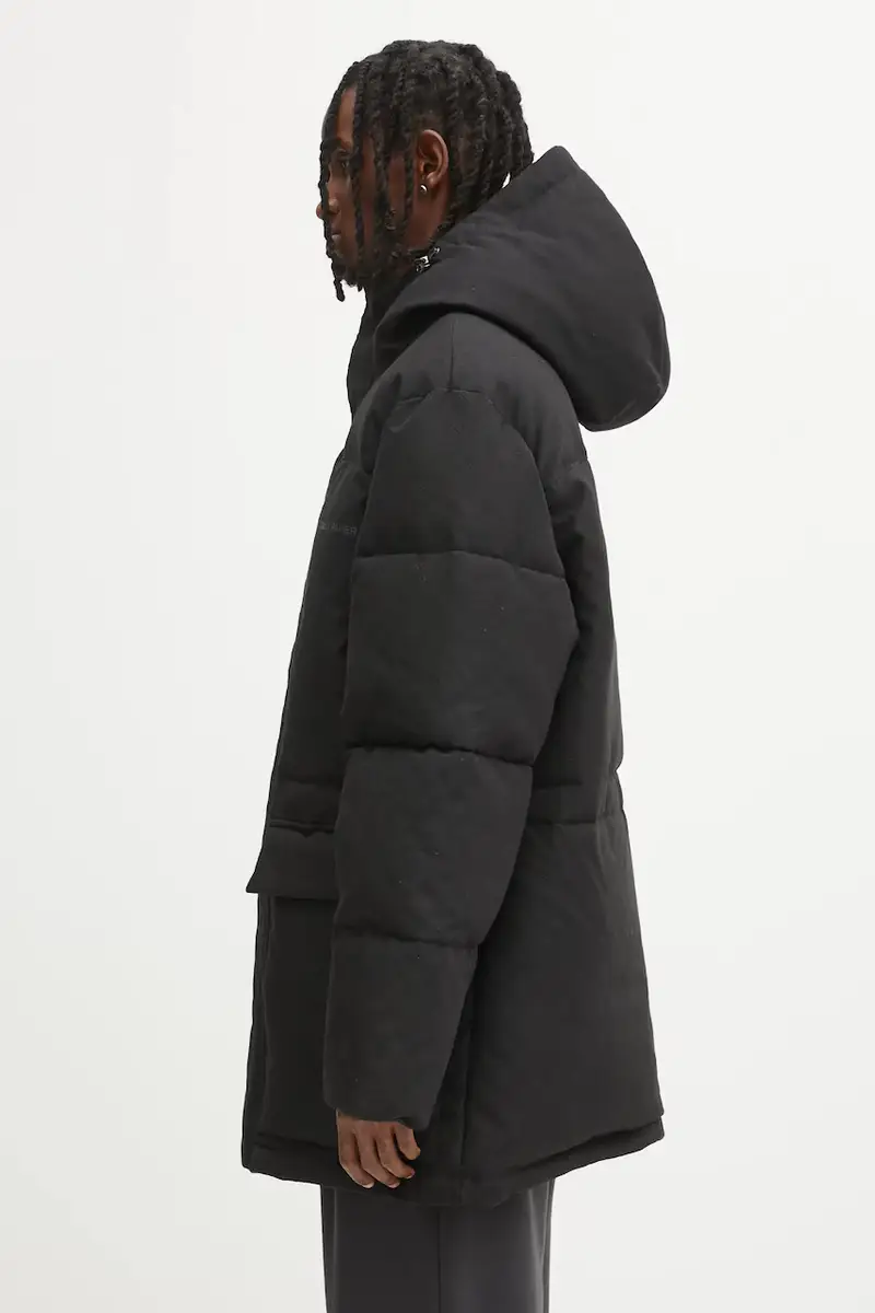 giacca Oba Monogram Puffer Nero miniatura 2