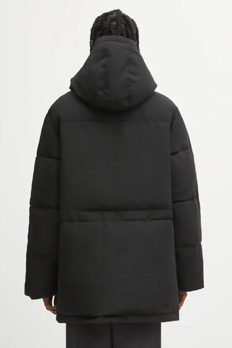 giacca Oba Monogram Puffer Nero miniatura 3