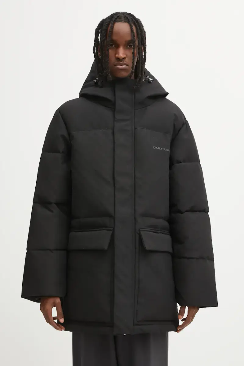 giacca Oba Monogram Puffer Nero