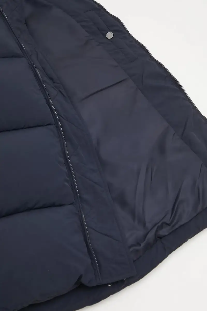 giacca Relaxed Puffer Blu navy miniatura 5