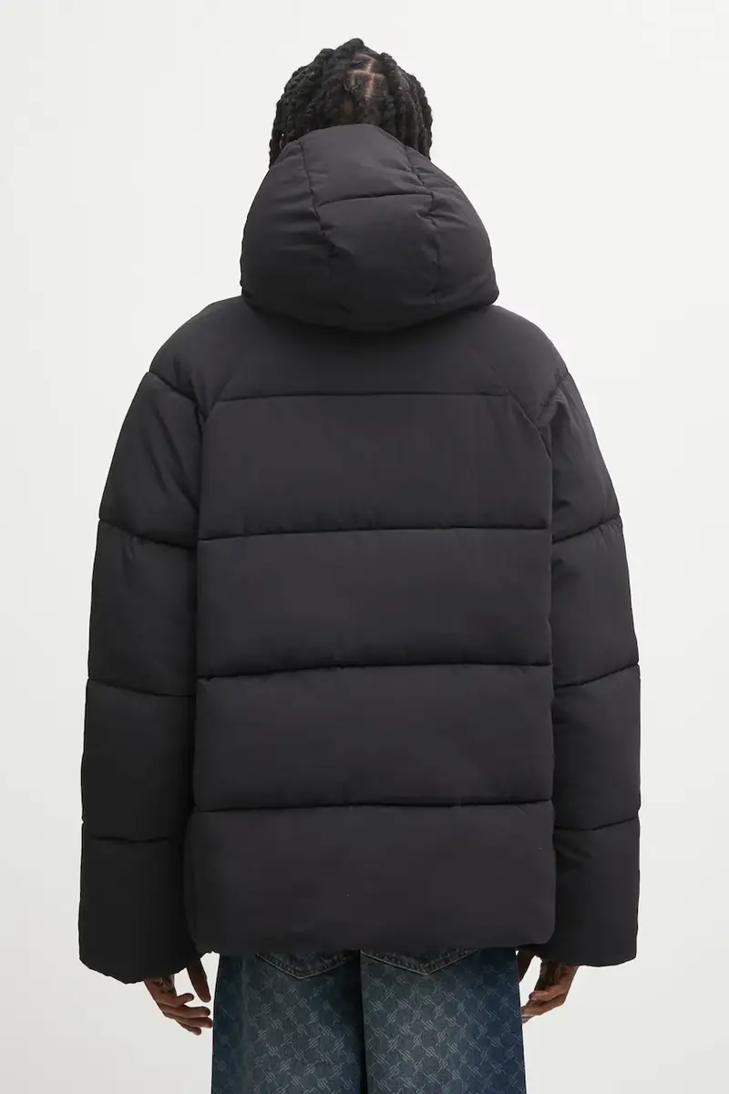 giacca Relaxed Puffer Nero miniatura 3