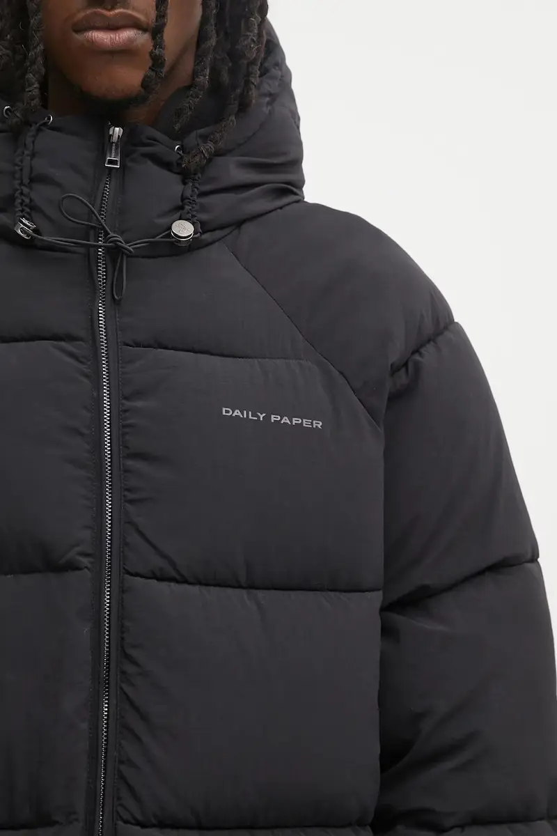 giacca Relaxed Puffer Nero miniatura 4