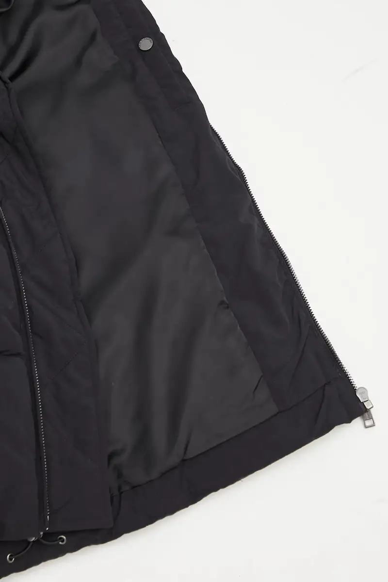 giacca Relaxed Puffer Nero miniatura 5