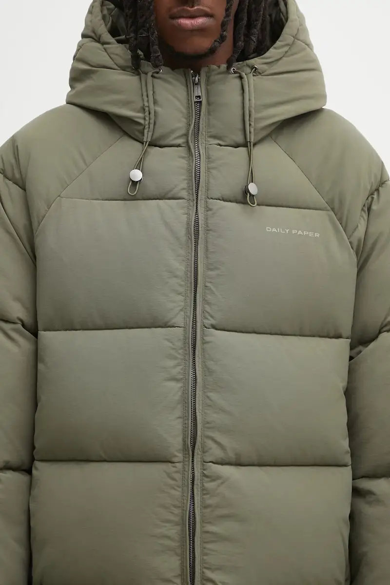 giacca Relaxed Puffer Verde miniatura 4