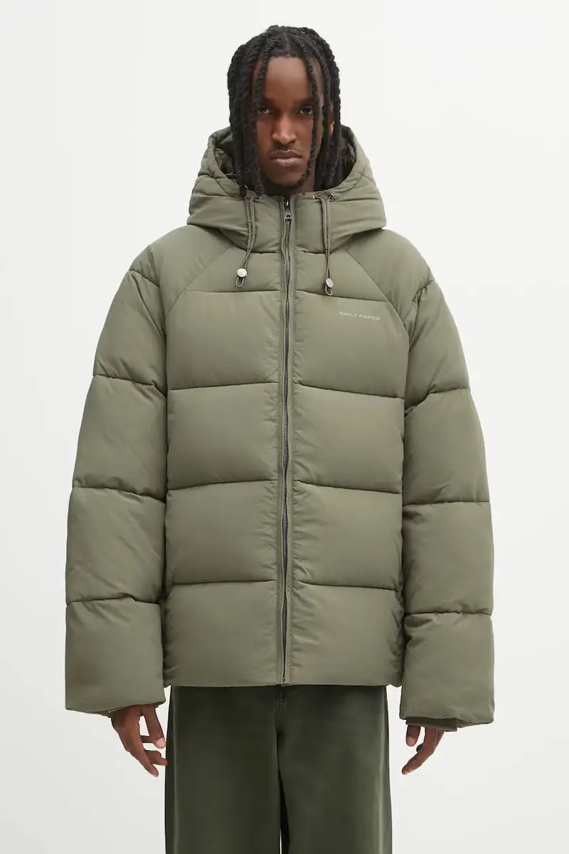 giacca Relaxed Puffer Verde