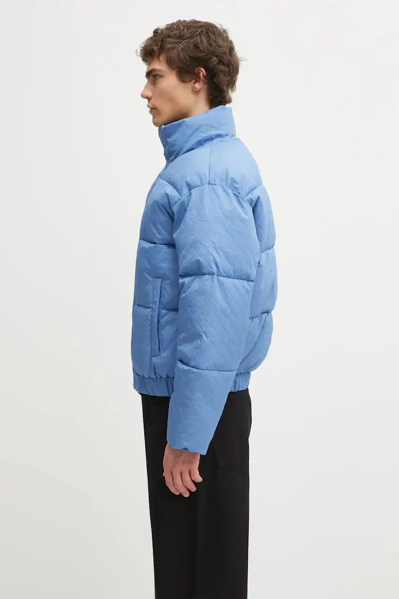 giacca Renako Monogram Puffer Blu miniatura 2