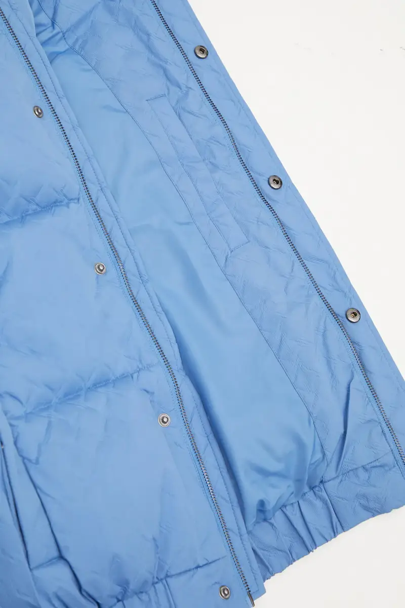 giacca Renako Monogram Puffer colore blu 2521063 miniatura 5