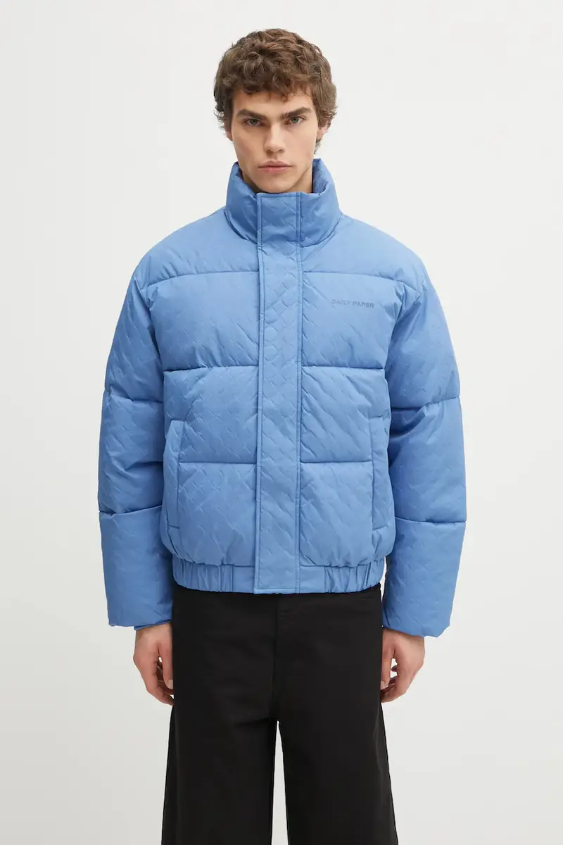 giacca Renako Monogram Puffer colore blu 2521063