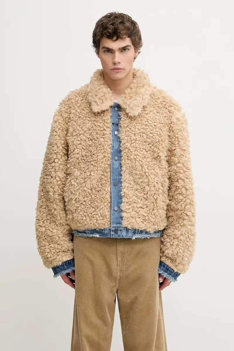 giacca reversibile Reversible Fur Blu