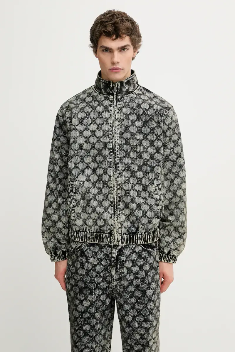 giacca Velvet Track Jacket Blu