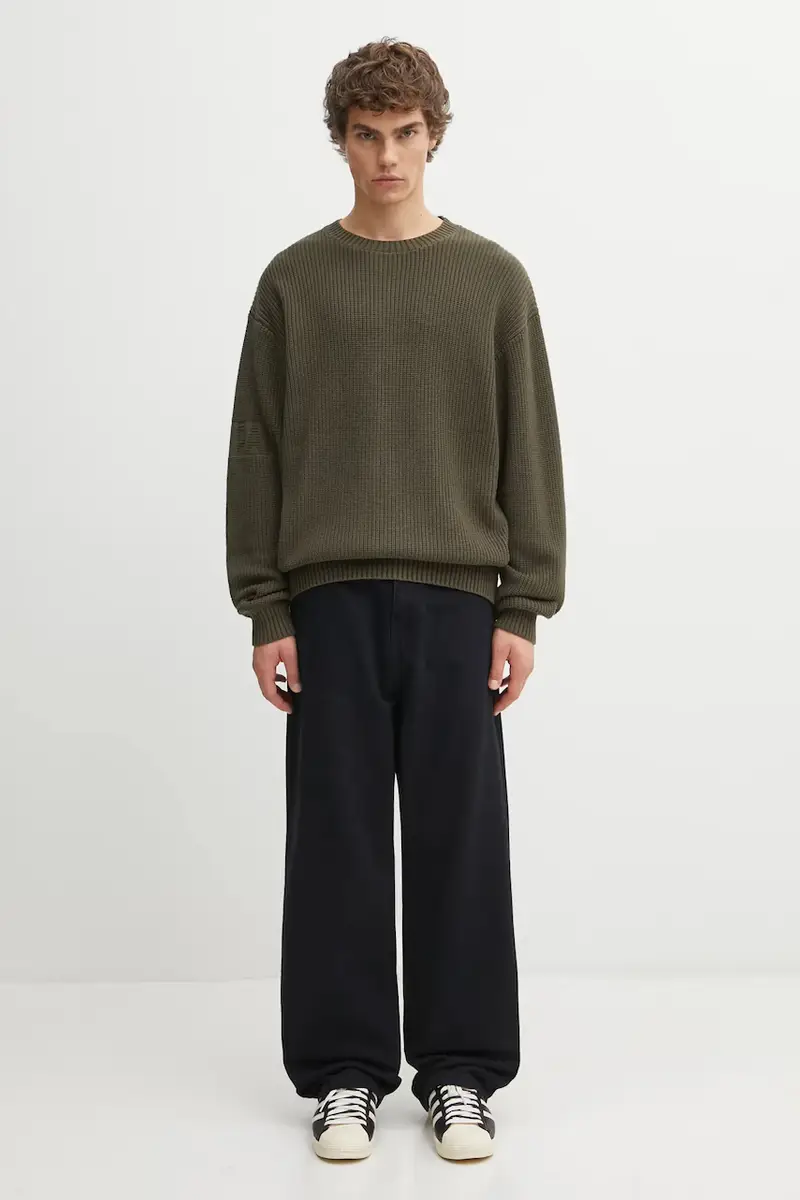 maglione in cotone Band Knit uomo colore verde 2522025 miniatura 5