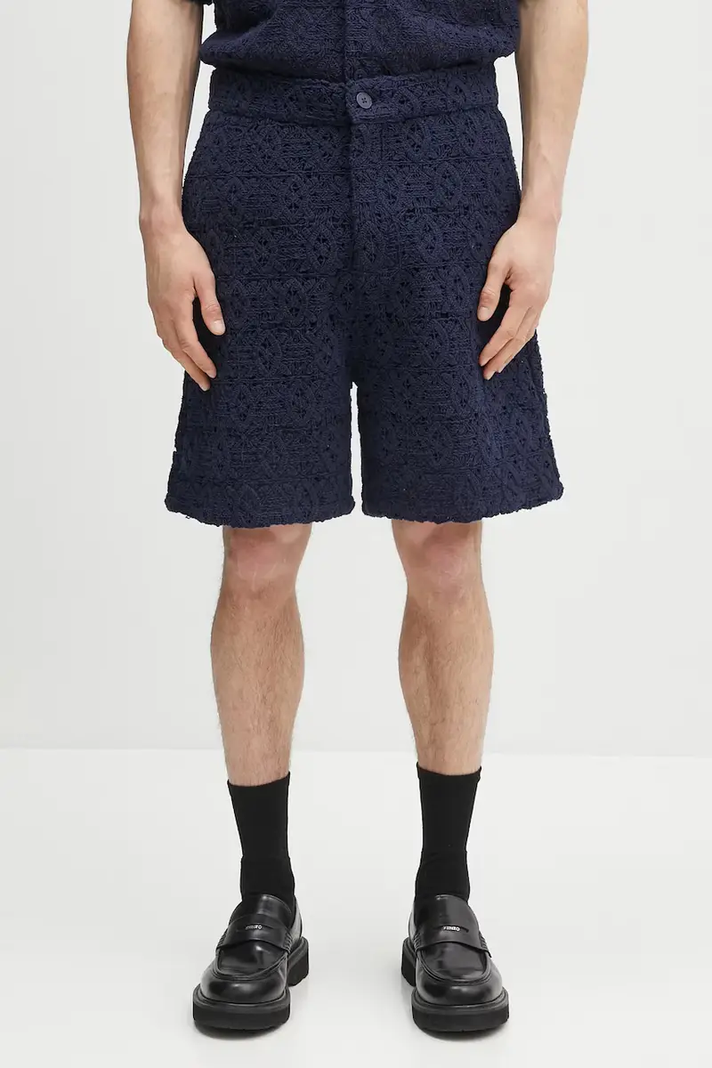 pantaloncini Lace Shield Short Blu navy