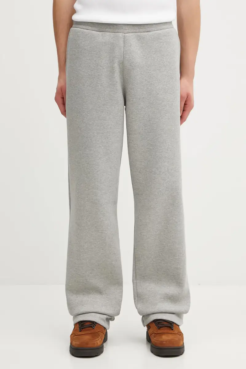 pantaloni tuta Mono Rib uomo colore grigio 2422049