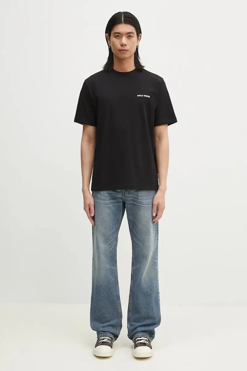 DAILY PAPER T-shirt Nero 4157781 miniatura 5
