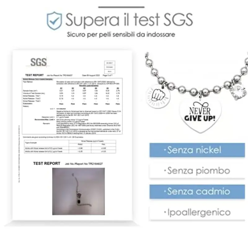 dalcuore Bracciale Laurea Motivazionale, Ipoallergenico, Idee Regalo Donna Compleanno Migliore Amica Braccialetto miniatura 3