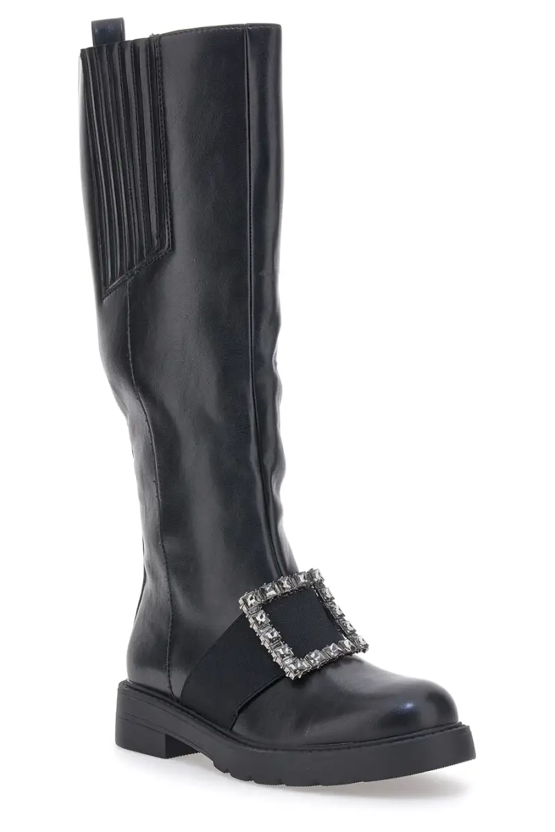 Stivali Alti Neri Dame Rose 845 [NERO] miniatura 2