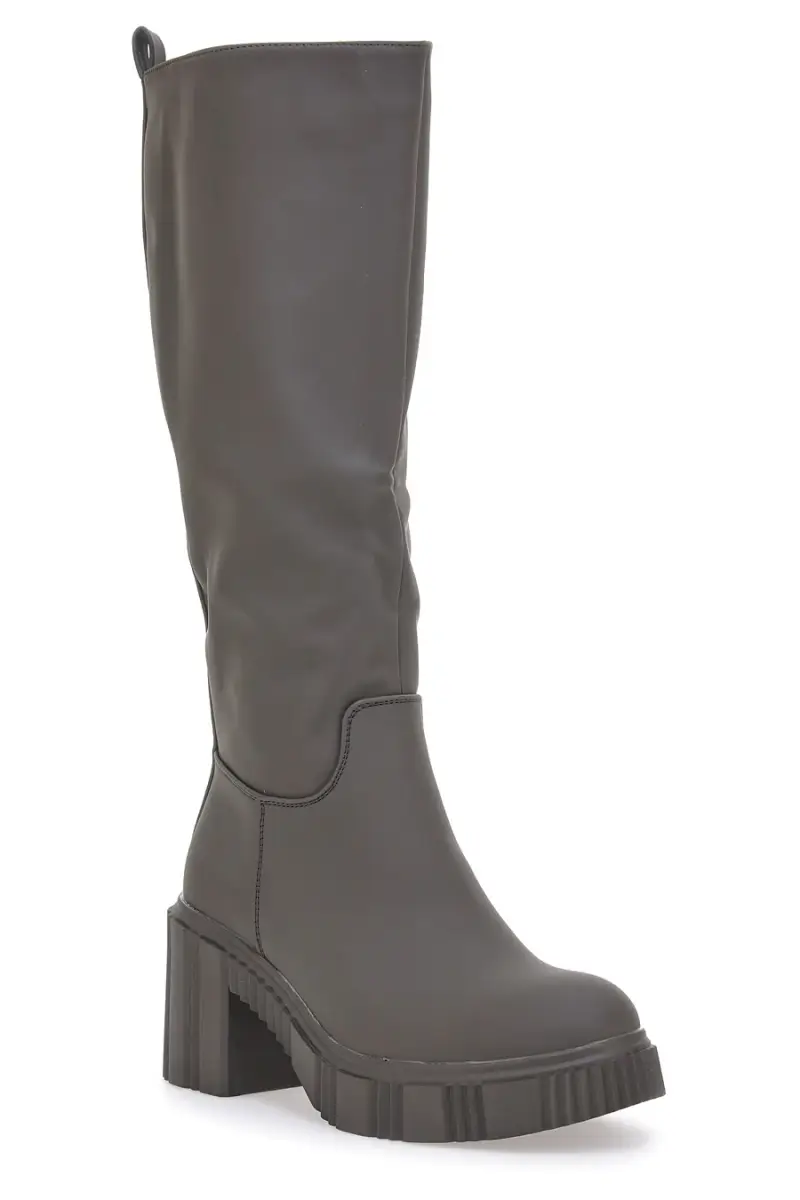 Stivali Grigio/Verdi Con Tacco a Blocco Dame Rose 837 [VERDE] miniatura 2