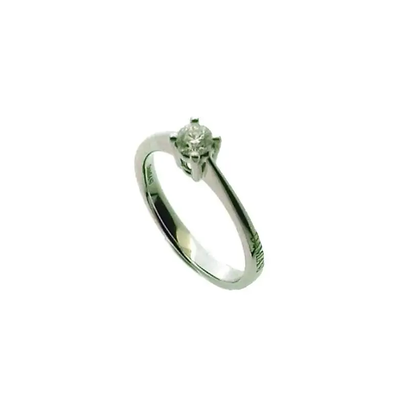 Anello In Oro Bianco Con Diamante - Scelgo Te - Damiani