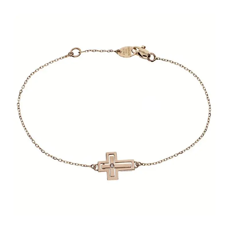 Bracciale In Oro Rosa Con Diamante - Belle Epoque - Damiani