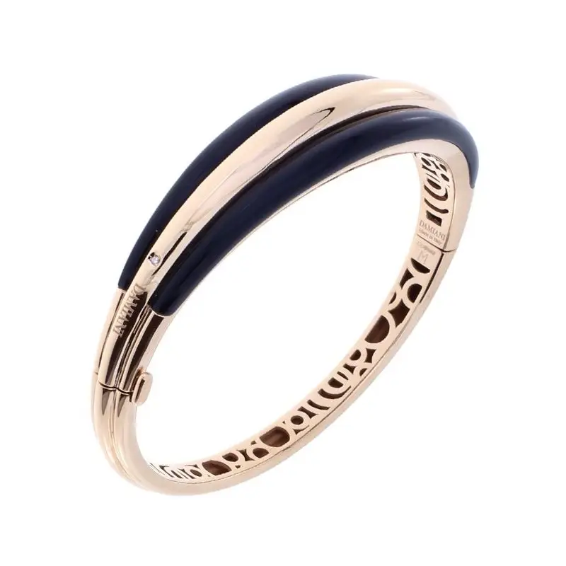 Bracciale In Oro Rosa Con Diamante - Spicchi Luna - Damiani