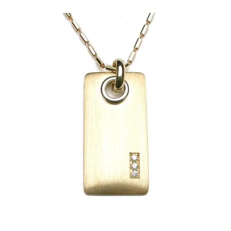 Collana In Oro Giallo Con Diamante - Accademia Uomo - Damiani