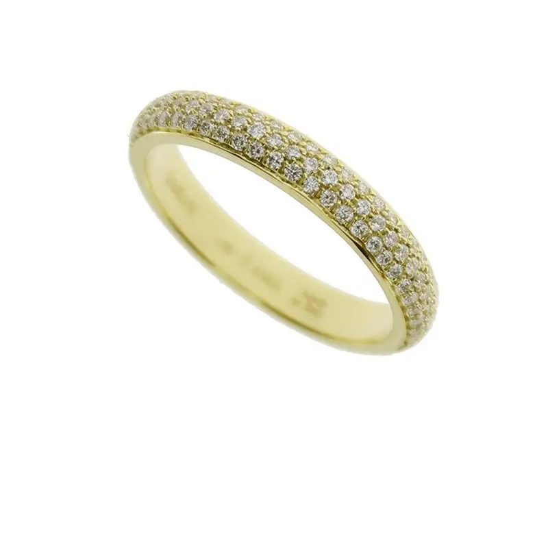 Veretta In Oro Giallo Con Diamante - Minou Full Pave - Damiani