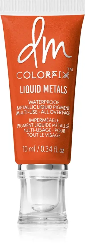 Colorfix Liquid Metals makeup multi-funzione per occhi, labbra e viso colore Hot Fire 10 ml