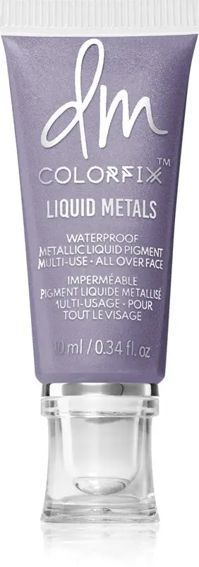 Colorfix Liquid Metals Makeup Multi-Funzione Per Occhi, Labbra E Viso Colore Lilac Flame 10 Ml