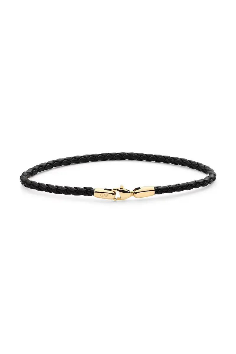 bracciale in pelle uomo DW00401754 Oro