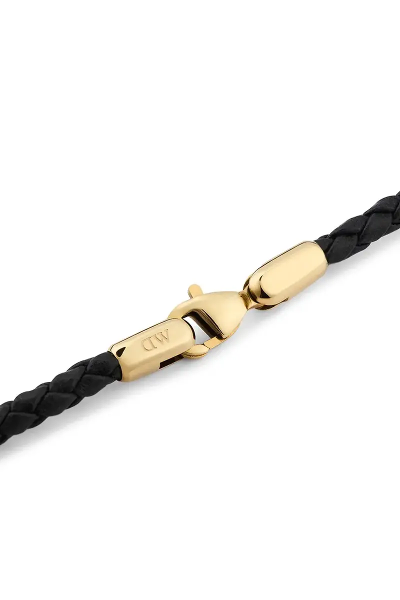 bracciale in pelle uomo DW00401756 Oro miniatura 2