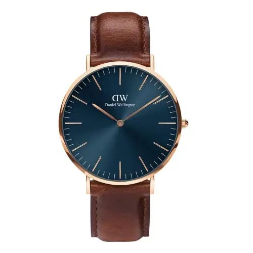 Daniel Wellington Classic Orologi 40mm Double Plated Stainless Steel (316L) Rose Gold