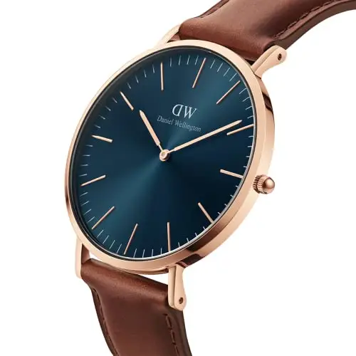 Daniel Wellington Classic Orologi 40mm Double Plated Stainless Steel (316L) Rose Gold miniatura 3