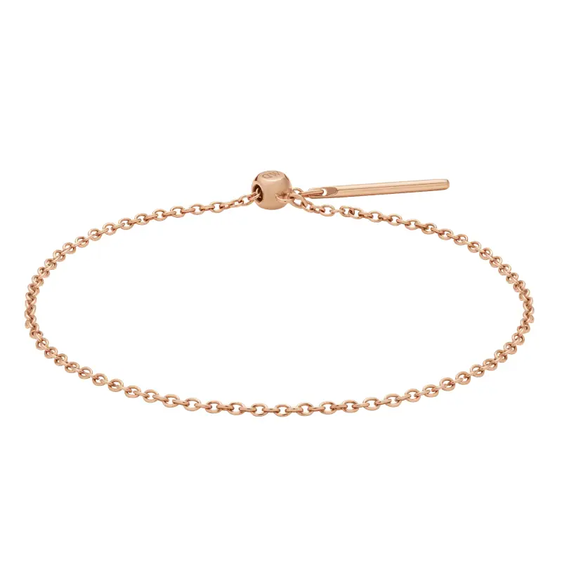 DW Charm Chain Bracelet < 185mm Rose Gold