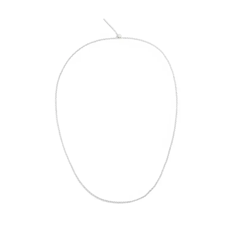 DW Charm chain < cm Silver