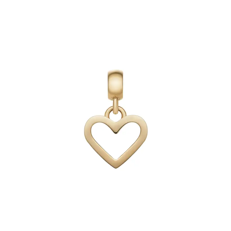 DW Charm Heart 13mm Gold